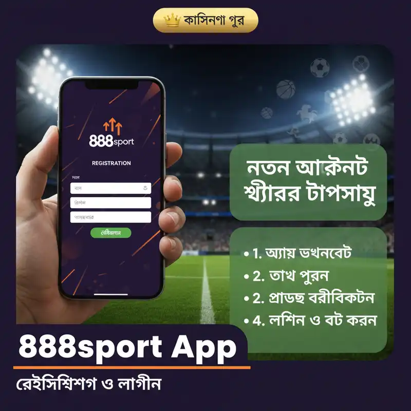 888sport App রেজিস্ট্রেশন ও লগইন গাইড